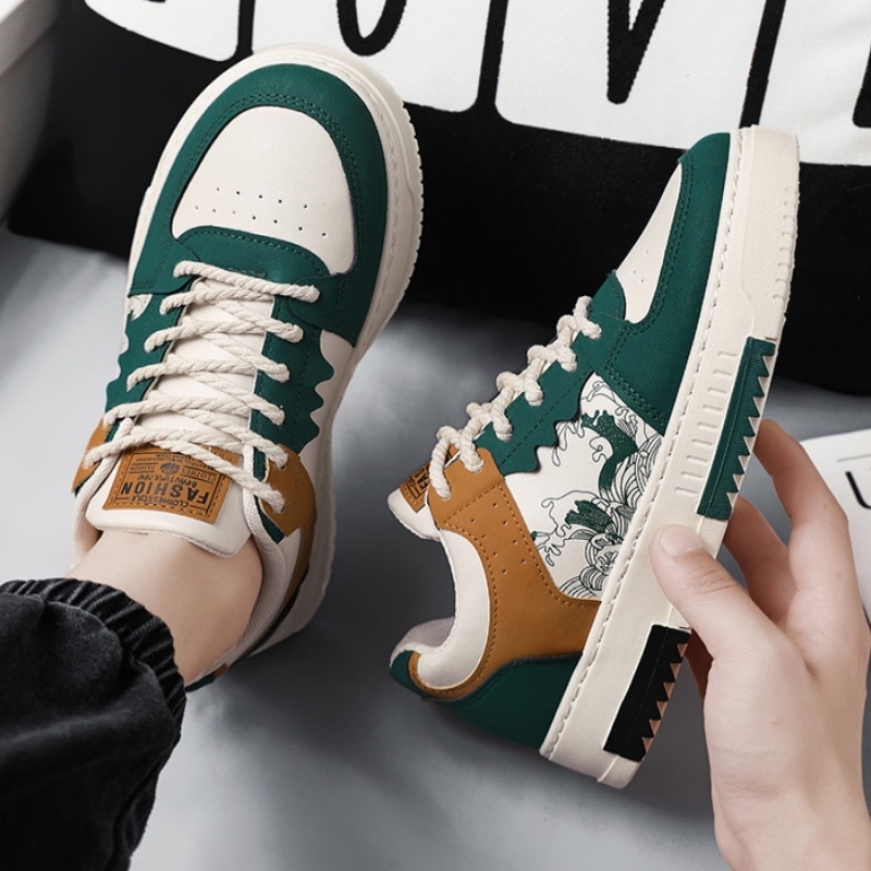 Plus Size Cipők 2025 Nyári Bőr Férfi Trendi Cipők Diák Vászon Cipők Sokoldalú Alkalmi Cipők Lapos Cipők Férfi Tornacipők