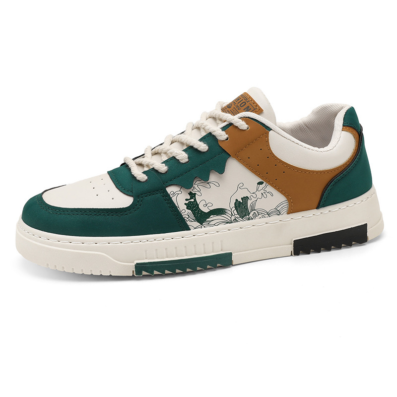 Plus Size Cipők 2025 Nyári Bőr Férfi Trendi Cipők Diák Vászon Cipők Sokoldalú Alkalmi Cipők Lapos Cipők Férfi Tornacipők