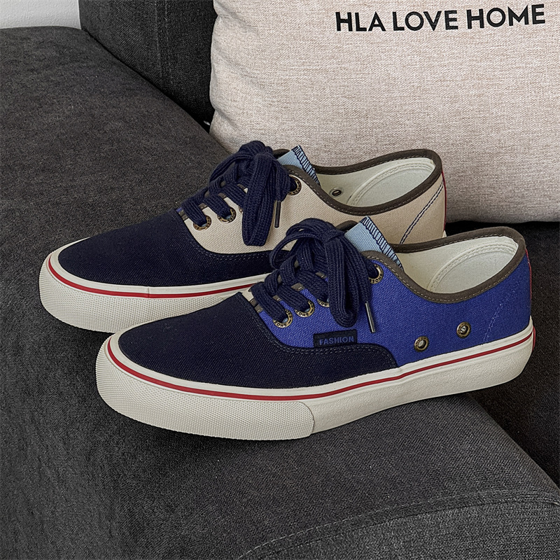 Μοντέρνα ανδρικά αθλητικά παπούτσια από καμβά 2025 Καλοκαιρινά νέα βουλκανισμένα casual παπούτσια Μοντέρνα ευέλικτα χαμηλοτάβανα ανδρικά φλατ παπούτσια