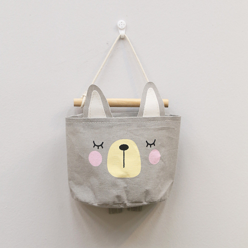 Koomiksistereo seinale riputatav vöö, ühiselamu voodi kõrvale riputatav kott, mitmesuguste asjade hoiukott, armas loomakujuline hoiukott