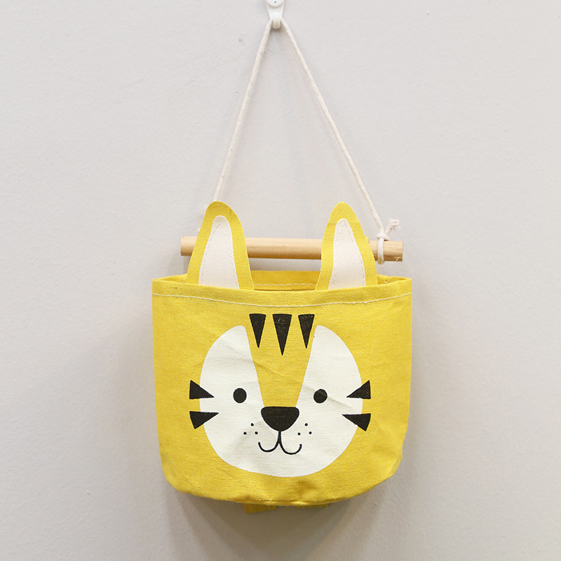 Koomiksistereo seinale riputatav vöö, ühiselamu voodi kõrvale riputatav kott, mitmesuguste asjade hoiukott, armas loomakujuline hoiukott