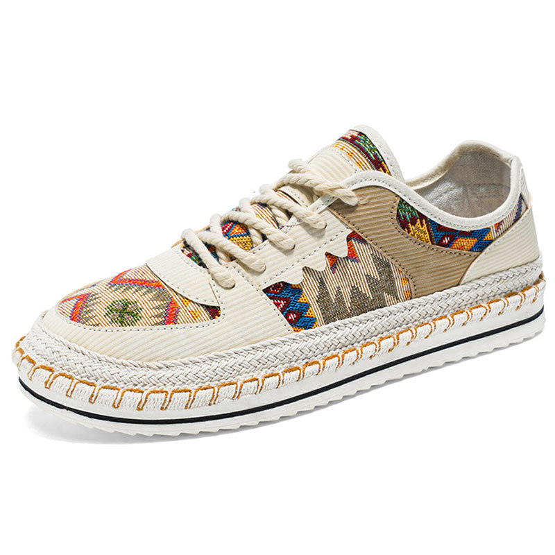 Meeste riidest kingad Vanad Pekingi kingad Meeste 2025. aasta suvised hingavad vabaaja laisa sõiduga libisevad kalamehekingad meestele