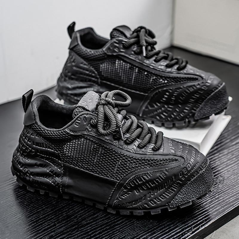 Pantofi de damă în stil european, vara, noi, respirabil, cu talpă groasă, ușor, de lux, casual, pentru bărbați, pantofi la modă pentru celebrități de internet