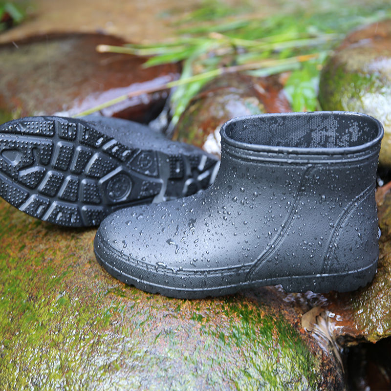 Platinum Laisiya Cipele za kišu za odrasle Cipele za hranu Moderne vanjske, otporne na habanje, vodootporne, neklizajuće srednje čizme za kišu, vodene cipele 663