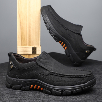 Nauji vyriški batai, žemo pado, verslo laisvalaikio, odiniai batai, pavasario ir rudens lauko sportiniai batai, madingi alpinizmo batai