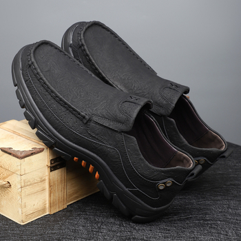 Nauji vyriški batai, žemo pado, verslo laisvalaikio, odiniai batai, pavasario ir rudens lauko sportiniai batai, madingi alpinizmo batai