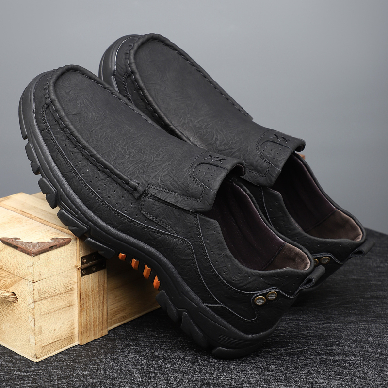 Nauji vyriški batai, žemo pado, verslo laisvalaikio, odiniai batai, pavasario ir rudens lauko sportiniai batai, madingi alpinizmo batai