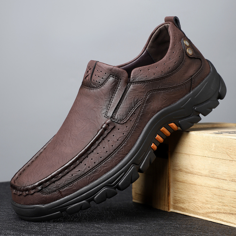 Nauji vyriški batai, žemo pado, verslo laisvalaikio, odiniai batai, pavasario ir rudens lauko sportiniai batai, madingi alpinizmo batai