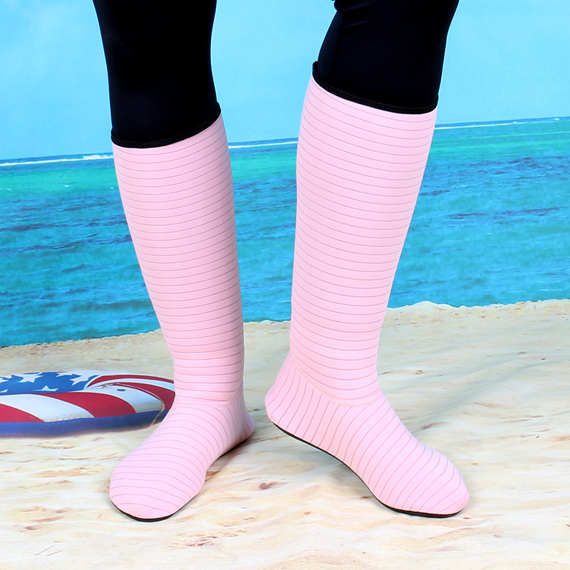 Rannas snorgeldamise sukeldumissokid, pikad torukujulised sukeldumissokid meestele ja naistele, libisemiskindlad, sügavale snorgeldamiseks mõeldud pikad kingad, merepüügivarustus