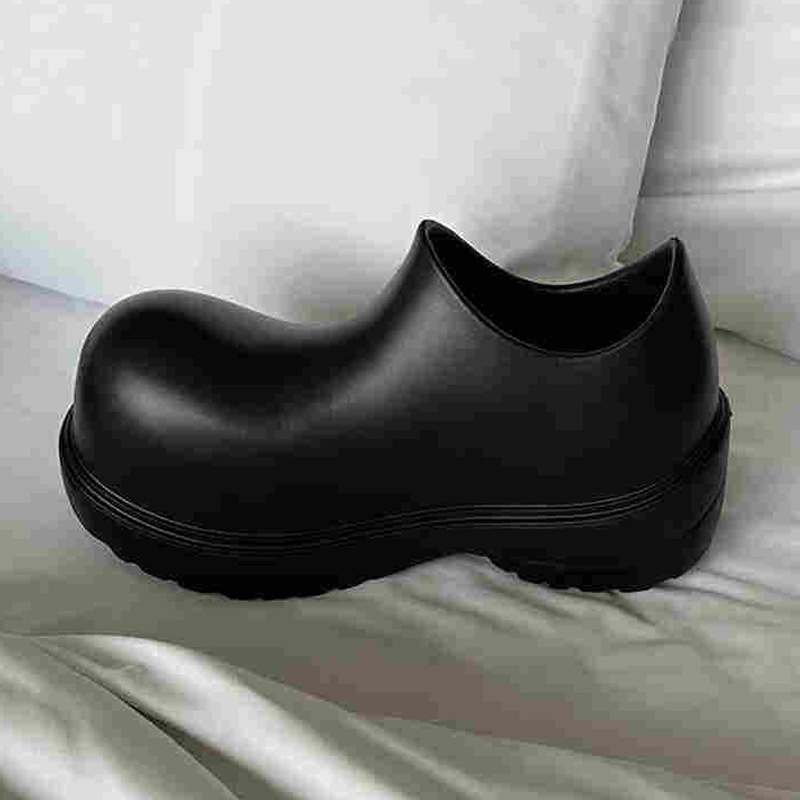 Megkülönböztető bohóccipők, férfi divatos, vastag talpú, egypedálos, alkalmi, csúszásgátló, esőálló, olajálló, gyorsan száradó szakácscipők