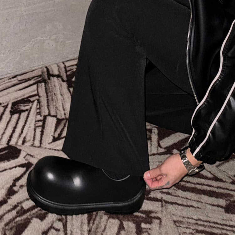 Megkülönböztető bohóccipők, férfi divatos, vastag talpú, egypedálos, alkalmi, csúszásgátló, esőálló, olajálló, gyorsan száradó szakácscipők