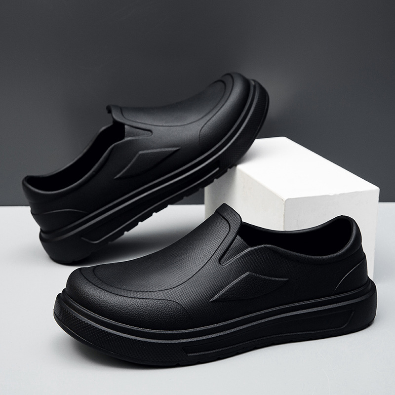 Pantofi de lucru pentru bărbați, mărime mare, impermeabili, pentru bucătărie de hotel, pantofi de bucătar, Eva, antiderapanți, rezistenți la uzură, protecție la muncă, pantofi casual