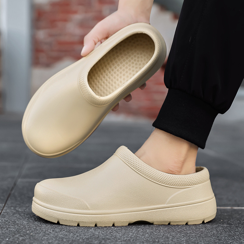 Férfi szakácscipő, csúszásmentes konyhai cipő, tavaszi és őszi ápolónői cipő, női kopásálló, egypedálos, vízálló, esőálló cipő, olajálló munkacipő