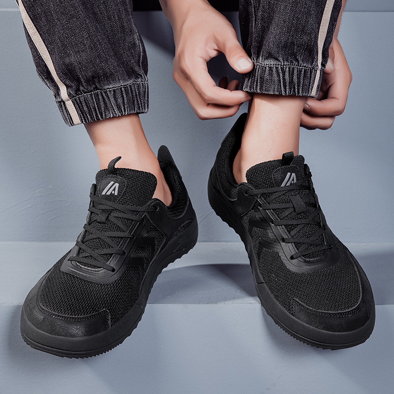 Széles fejű, mezítlábas férfi őszi és téli hálós cipő, plus size férficipők, 45-ös, szélesített, 46-os, plus size, 47-es, laza, 48-as, nem szorítja a lábat.