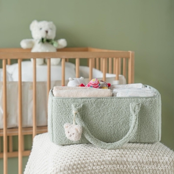 Piiriülene hulgimüügi otse tehasest, plush-hoiukorv ema- ja imikutele, mähkmepudelite viimistluskott, beebiriiete hoiustamine