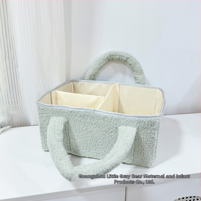 Piiriülene hulgimüügi otse tehasest, plush-hoiukorv ema- ja imikutele, mähkmepudelite viimistluskott, beebiriiete hoiustamine