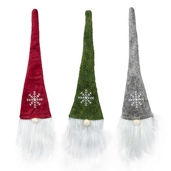 Χριστουγεννιάτικες διακοσμήσεις Cross Border, σετ σαμπάνιας για διακοπές, σετ κρασιού Nordic Santa Claus, δημιουργικό βελούδινο κάλυμμα κρασιού