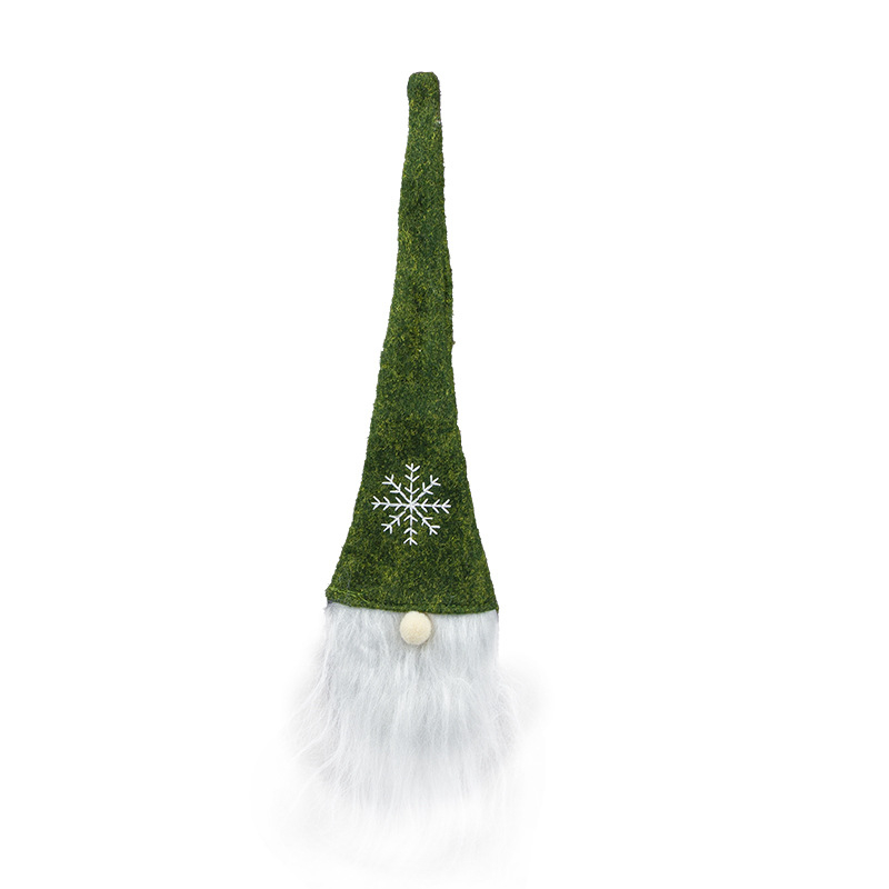 Χριστουγεννιάτικες διακοσμήσεις Cross Border, σετ σαμπάνιας για διακοπές, σετ κρασιού Nordic Santa Claus, δημιουργικό βελούδινο κάλυμμα κρασιού