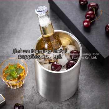 nerūdijančio plieno ledo kibiras šampano kibiras vyno ledas alaus ledo kibiras ktv baro izoliacija ledo kibiras ledo kibiras