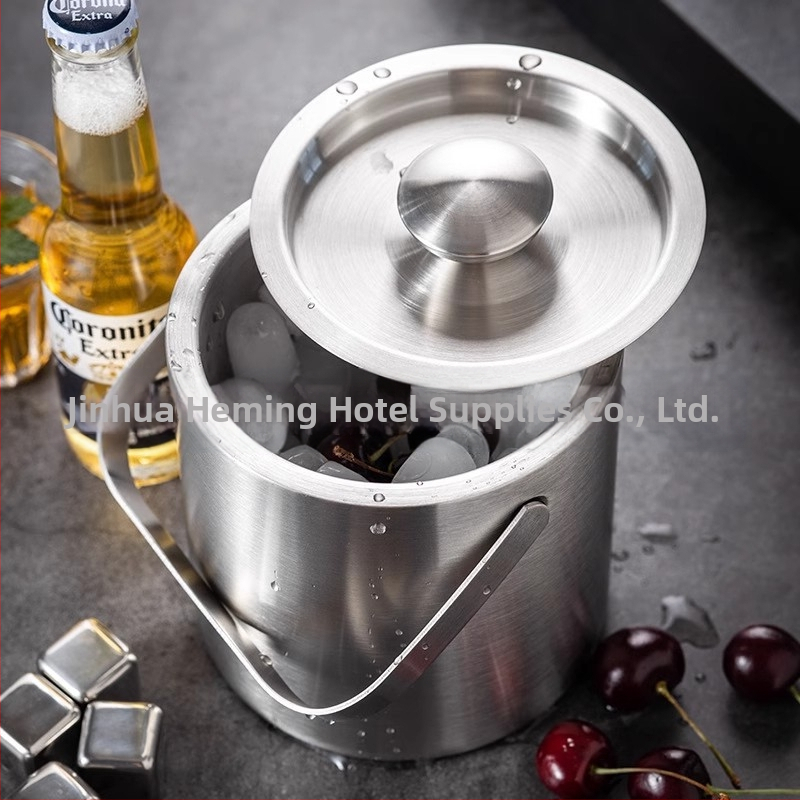 кофа за лед от неръждаема стомана кофа за шампанско ледена бира кофа за лед KTV бар изолация кофа за лед кофа за лед