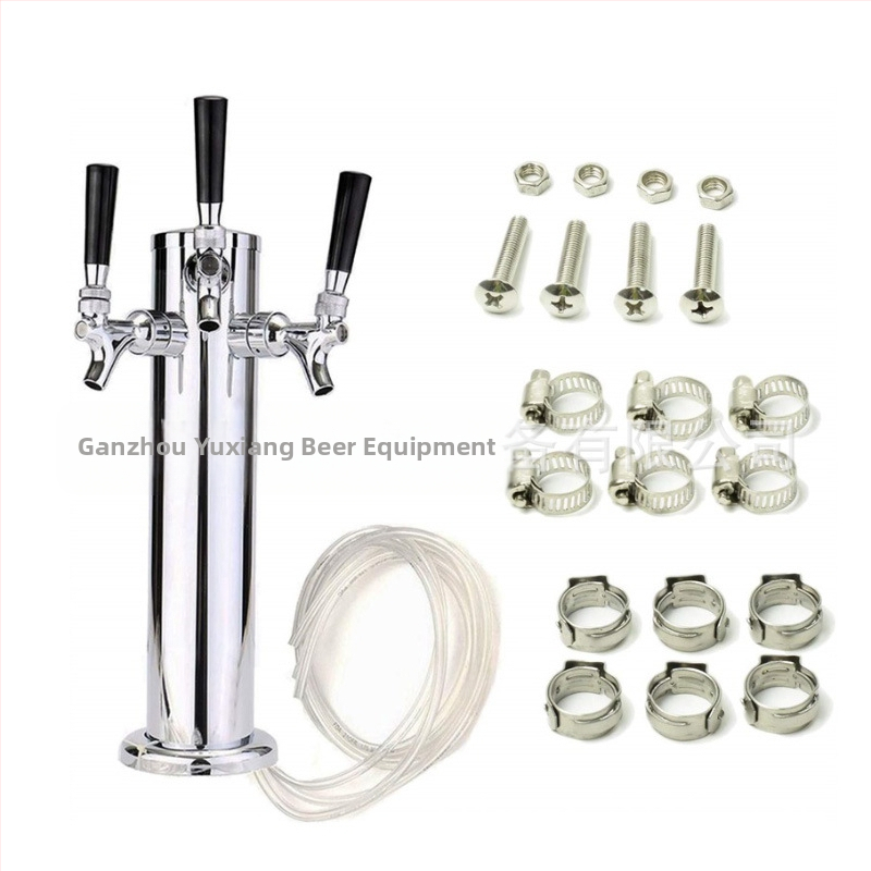Цилиндрична винена колона за бирена машина, винена глава от неръждаема стомана 304 без бар, ресторант, директни продажби от фабриката