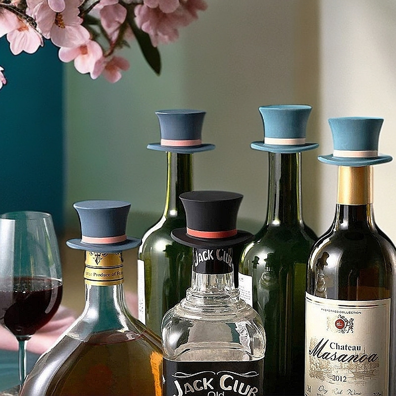 Piiriülene silikoonist maagiline kork pudelikork punase veini pudelikork veini pudelikork sulgemine värske pudelikorgi tehase otsemüük