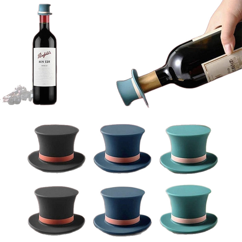Piiriülene silikoonist maagiline kork pudelikork punase veini pudelikork veini pudelikork sulgemine värske pudelikorgi tehase otsemüük