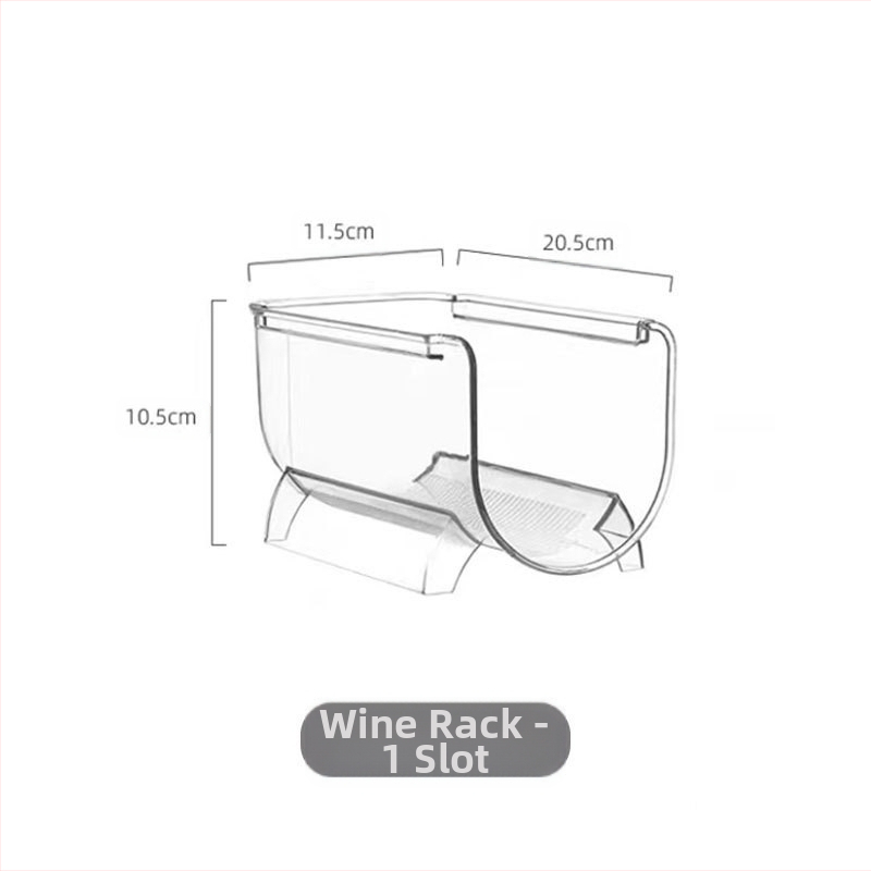 2/3 punase veini riiul virnastatav külmkapi hoiukast välismaiste veinide väljapanekuriiul veini läbipaistev hoiuriiul väliskaubandus