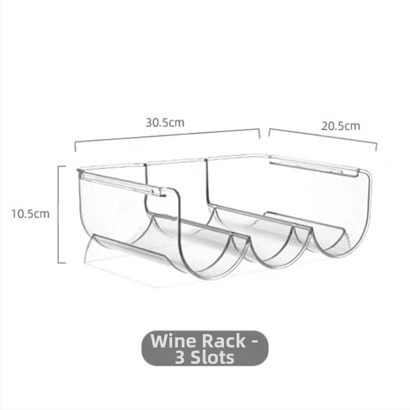 2/3 punase veini riiul virnastatav külmkapi hoiukast välismaiste veinide väljapanekuriiul veini läbipaistev hoiuriiul väliskaubandus