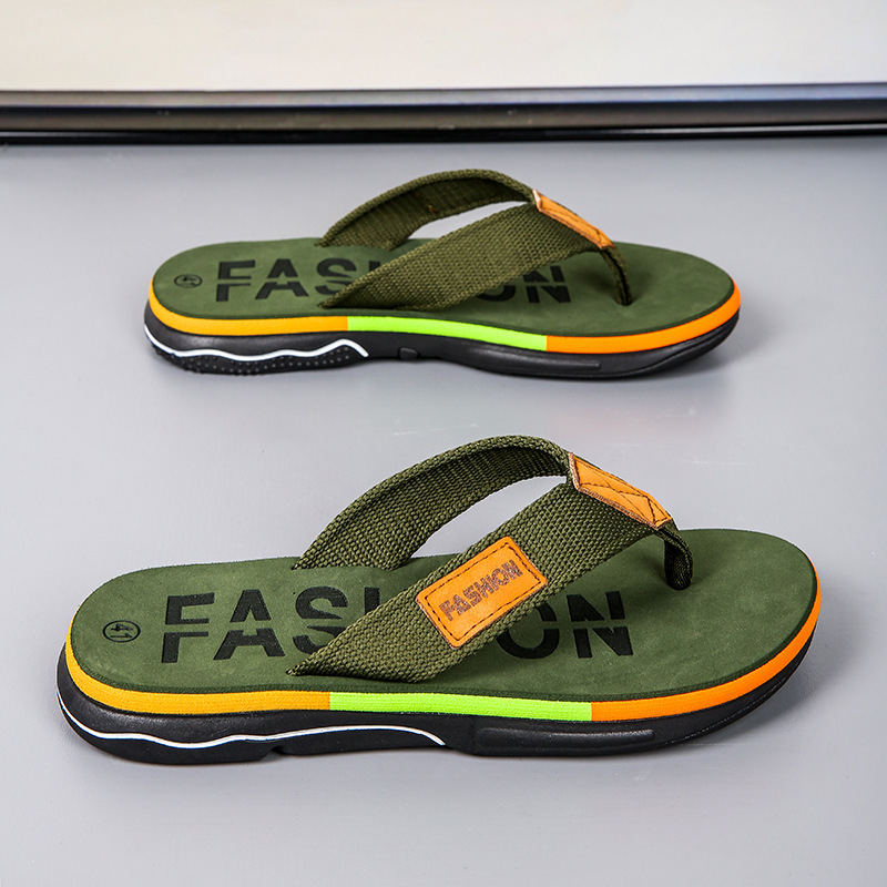 Prekogranične japanke, ljetne nove muške vanjske neklizajuće modne kućne papuče, muške lagane brzosušeće sandale za plažu