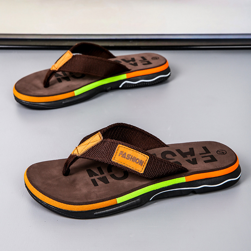 Prekogranične japanke, ljetne nove muške vanjske neklizajuće modne kućne papuče, muške lagane brzosušeće sandale za plažu
