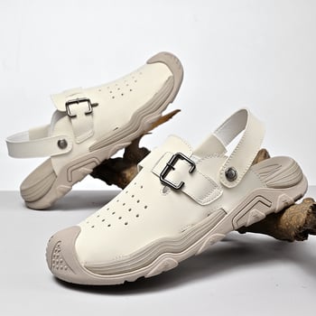 Sandale Birkenstock casual de mărime mare pentru bărbați, vară, cu două uzuri, papuci de plajă, sporturi în aer liber, sandale pentru drumeții și pantofi de urmărire a râului