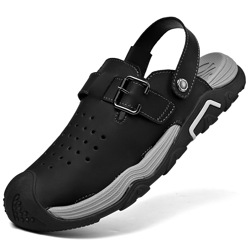 Sandale Birkenstock casual de mărime mare pentru bărbați, vară, cu două uzuri, papuci de plajă, sporturi în aer liber, sandale pentru drumeții și pantofi de urmărire a râului