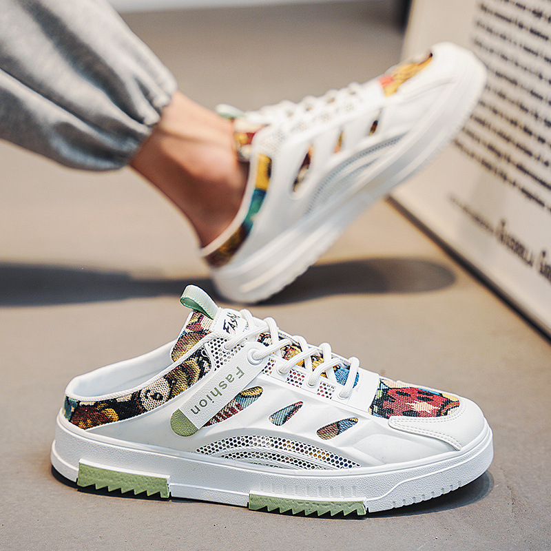 Meeste kingad Suvised uued vabaajajalatsid Moodsad hingavad pooltoestavad sussid Trendikad laisad kingad juustele