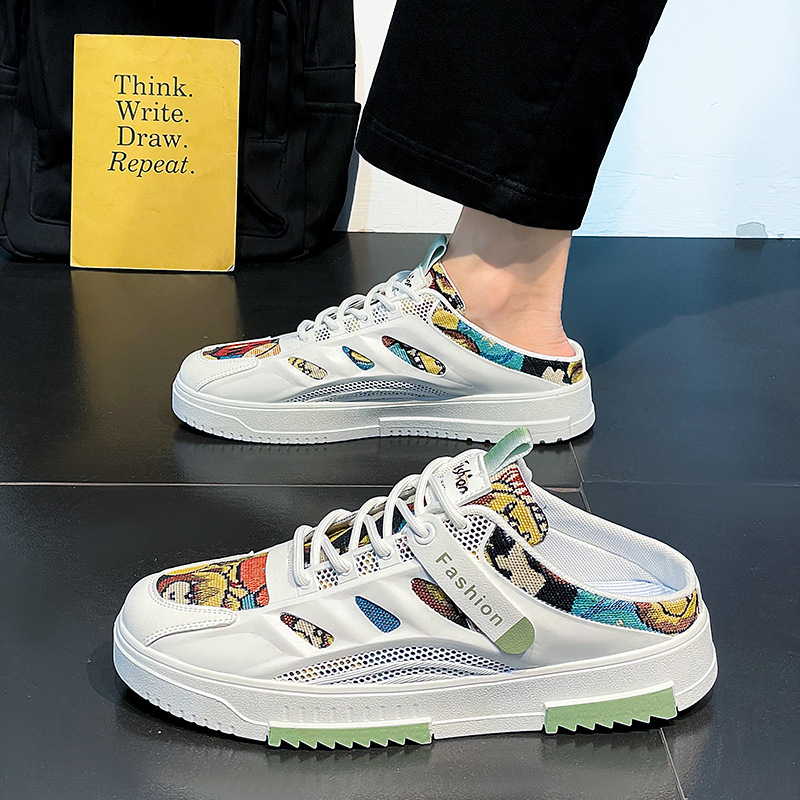 Meeste kingad Suvised uued vabaajajalatsid Moodsad hingavad pooltoestavad sussid Trendikad laisad kingad juustele