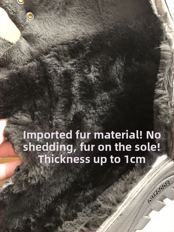 Зимни обувки за сняг на открито, североизточни, мъжки, удебелени, водоустойчиви, неплъзгащи се, топли, с поларена подплата, големи размери, катерене, студоустойчиви, ски, памучни обувки