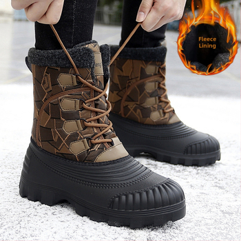 Vyriški aukšti, vilnos pamušalu dengti, šilti, storinti medvilniniai sniego batai, žieminiai Martino batai, vienetiniai, pristatymas už kelių dalių.