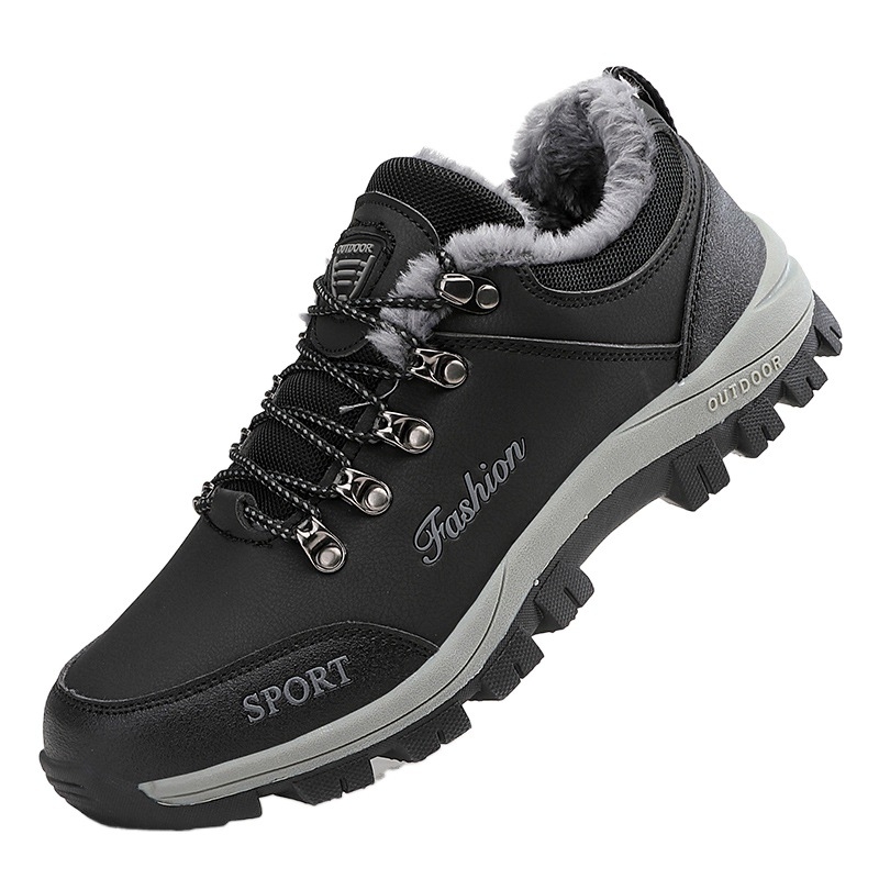 Határokon átnyúló robbanások őszi és téli plus size férfi cipők szabadtéri túracipők férfi alacsony szárú fűzős csúszásgátló kopásálló túracipő