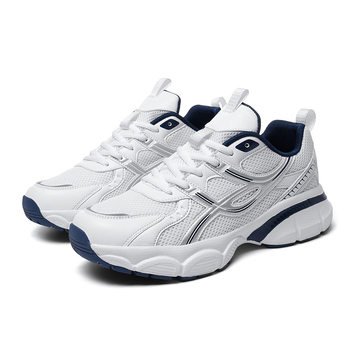 Dropshipping 2025 Pantofi noi pentru tătici în același stil pentru bărbați și femei, pantofi sport casual respirabili cu talpă groasă, pantofi retro cu șireturi la modă