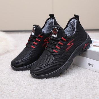 2024. aasta talve uued naiste puuvillased kingad, naiste tossud, fliisvoodriga, paksendatud pehme tallaga naiste puuvillased kingad