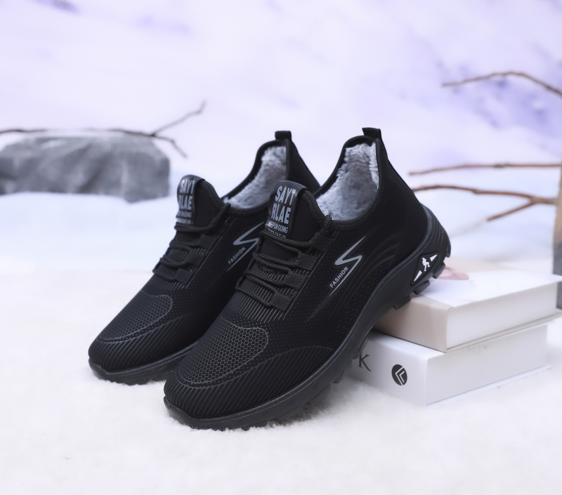 2024. aasta talve uued naiste puuvillased kingad, naiste tossud, fliisvoodriga, paksendatud pehme tallaga naiste puuvillased kingad