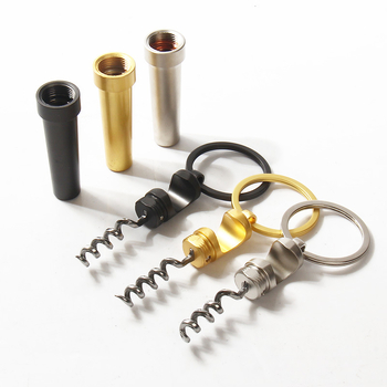 Többfunkciós kreatív borosüvegnyitó kulcstartó, 3 színben kapható, cinkötvözetből készült kreatív üvegnyitó borkiegészítő