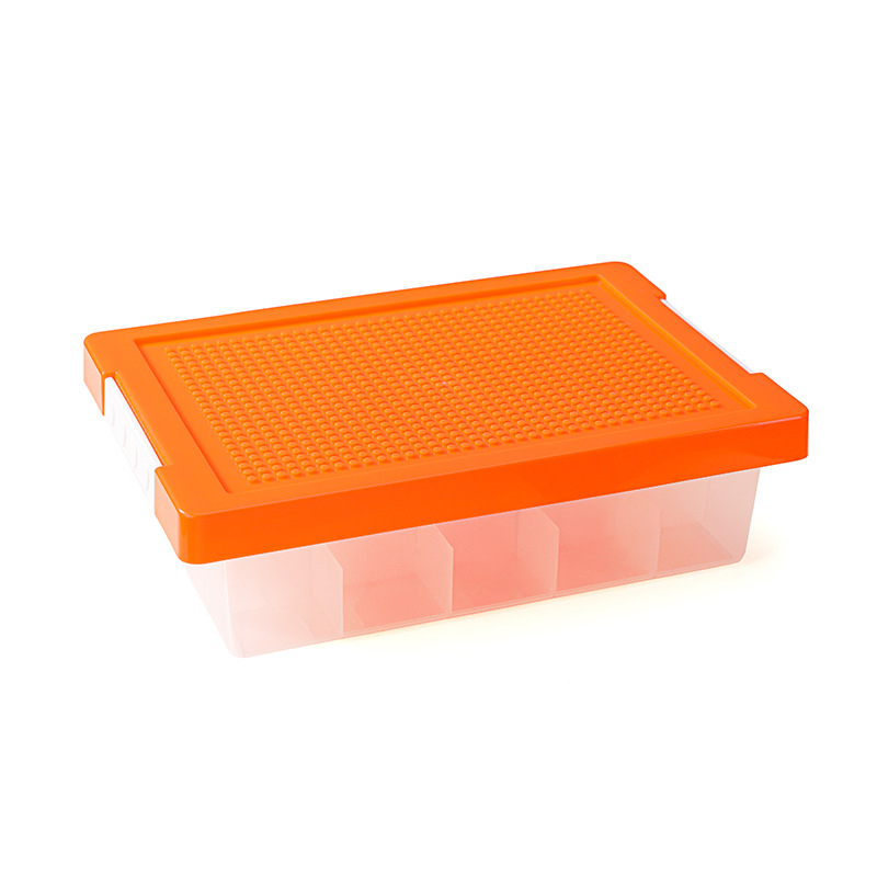 Lego asztali tárolódoboz építőkockák tárolódoboz alkatrészek osztályozás rendezés alrekesz gyermekjáték tárolódoboz