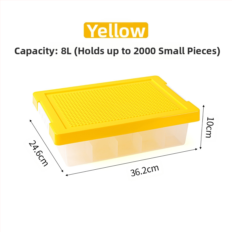 Lego asztali tárolódoboz építőkockák tárolódoboz alkatrészek osztályozás rendezés alrekesz gyermekjáték tárolódoboz