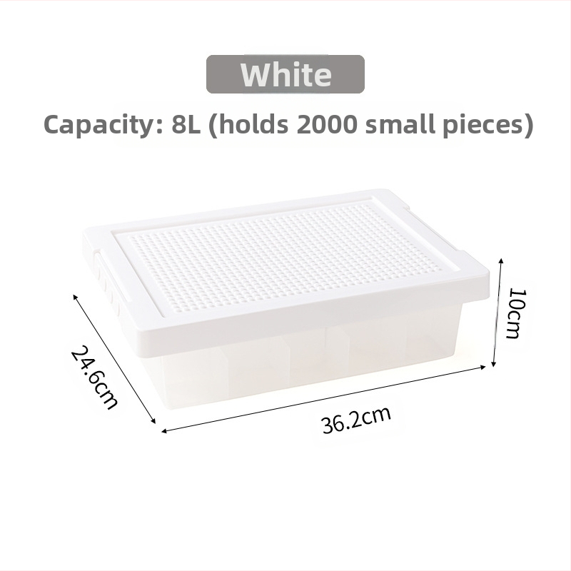 Lego asztali tárolódoboz építőkockák tárolódoboz alkatrészek osztályozás rendezés alrekesz gyermekjáték tárolódoboz