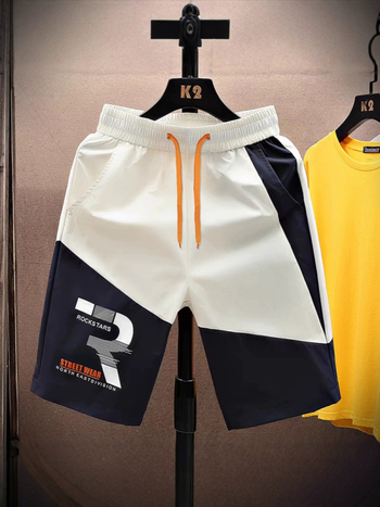 Καλοκαιρινά σορτς εξωτερικού εμπορίου για άνδρες, παντελόνι πέντε σημείων σε κινέζικο στιλ, λεπτό, casual παντελόνι πέντε σημείων, ρετρό, εθνικό παντελόνι μόδας για την παραλία