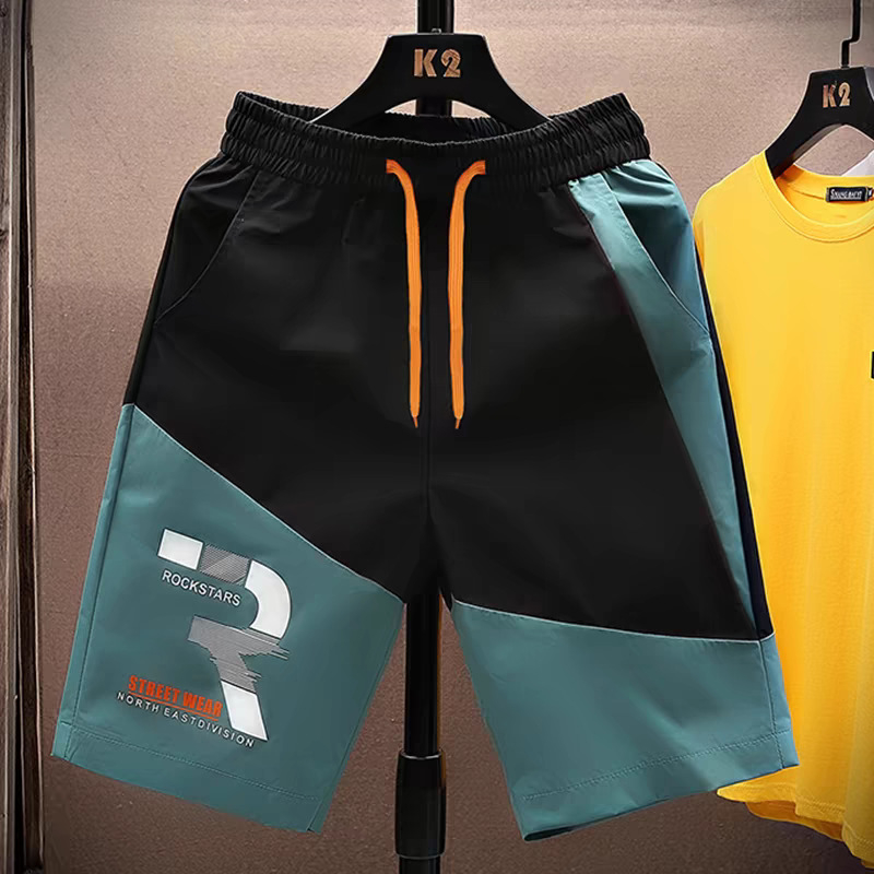 Külkereskedelmi nyári rövidnadrág Férfi kínai stílusú ötágú nadrág Vékony lezser ötágú nadrág Retro nemzeti divatos strandnadrág Nadrág