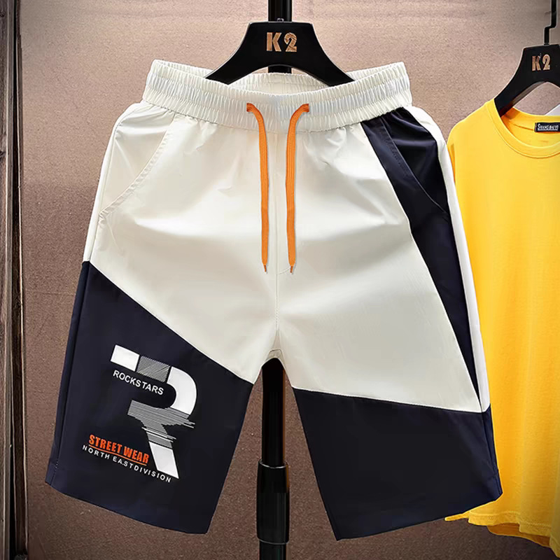 Külkereskedelmi nyári rövidnadrág Férfi kínai stílusú ötágú nadrág Vékony lezser ötágú nadrág Retro nemzeti divatos strandnadrág Nadrág