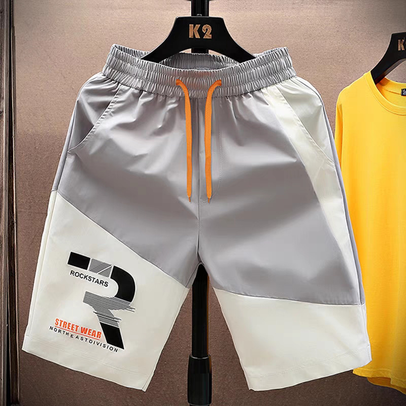 Külkereskedelmi nyári rövidnadrág Férfi kínai stílusú ötágú nadrág Vékony lezser ötágú nadrág Retro nemzeti divatos strandnadrág Nadrág