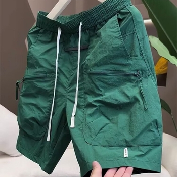 Καλοκαιρινά σορτς Tooling New Style 2024, μοντέρνα ανδρικά παντελόνια εξωτερικού χώρου, λεπτά, αναπνεύσιμα, casual παντελόνια, αμερικανικού τύπου, μεσαίου μήκους, μοντέρνα μάρκα, παντελόνια πέντε σημείων